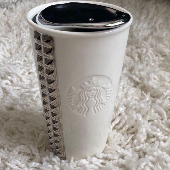 Starbucks Other - Starbucks Studded Tumbler Cup White